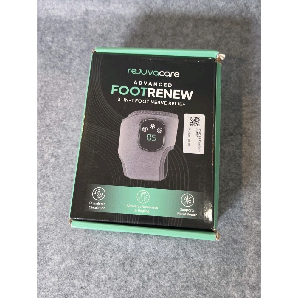 RejuvaCare Advanced FootRenew 3-in-1 Foot Nerve Relief Massager Heated